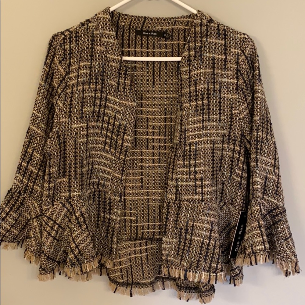 Doe  & Rae tweed Blazer